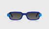 [10 - Royal Blue with Cyan Front and Temples]