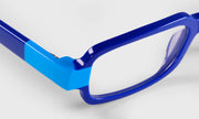 10 - Royal Blue with Cyan Front and Temples