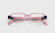 45 - Mauve Pink with Eggplant Front and Temples