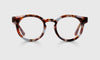 [18 - Soft Teal and Brown Tortoise Front and Temples]