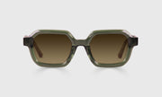 17 - Olive Green Crystal Front and Temples