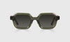 [17 - Olive Green Crystal Front and Temples]