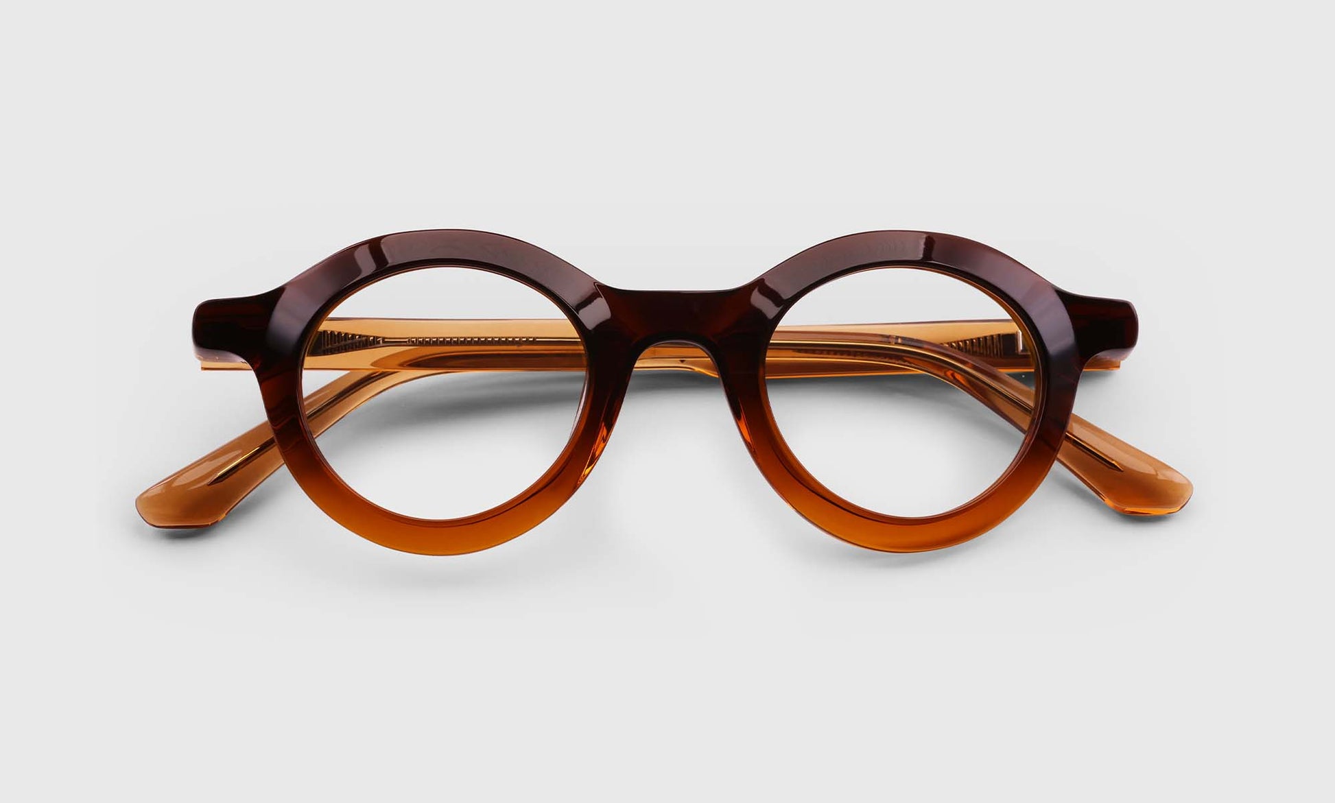 [05 - Brown to Amber Fade Crystal Front and Temples]