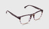 [74 - Smokey Grey and Toroise Striped Front with Charcoal Grey Temples]