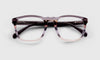 [74 - Smokey Grey and Toroise Striped Front with Charcoal Grey Temples]