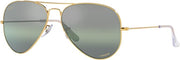 Dark Green Gradient Polar Lenses, Legend Gold Frame