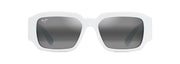 Neutral Grey Lenses, Shiny White Frame