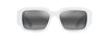 [Neutral Grey Lenses, Shiny White Frame]