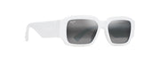 Neutral Grey Lenses, Shiny White Frame