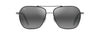 [Neutral Grey Lenses, Black With Silver Stripe Frame]