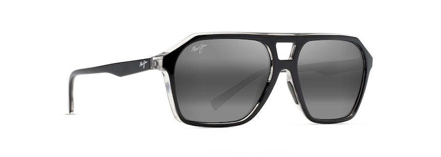 [Neutral Grey Lenses, Black Gloss With Crystal Interior Frame]