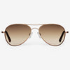 [22k Chocolate Gold & Cape Sand Non-Polarized Gradient Nylon Lens]