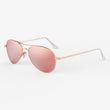 22k Rose Gold & Rose Gold Non-Polarized Mirror Nylon Lens