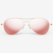 22k Rose Gold & Rose Gold Non-Polarized Mirror Nylon Lens