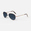 [22k Satin Rose Gold & Slate Polarized Gradient Nylon Lens]