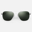 Matte Chrome & AGX Polarized Glass Lens