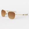 [23k Gold & Cape Sand Non-Polarized Gradient Nylon Lens]