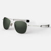 [23k White Gold & AGX Polarized Glass Lens]