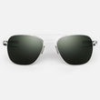 23k White Gold & AGX Polarized Glass Lens