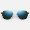 [23k Gold & Cobalt Polarized Glass Lens]