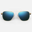 23k Gold & Cobalt Polarized Glass Lens