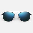 Matte Black & Cobalt Polarized Glass Lens