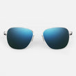 23k White Gold & Cobalt Polarized Glass Lens