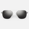 [Matte Chrome & Non-Polarized American Gray Lens]