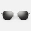 Matte Chrome & Non-Polarized American Gray Lens