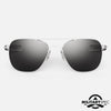 [Matte Chrome & Non-Polarized American Gray Lens]