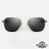 [23k Gold & Non-Polarized American Gray Lens]