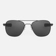 Matte Black & Non-Polarized American Gray Glass Lens