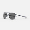 [Navy & Non-Polarized American Gray Glass Lens]