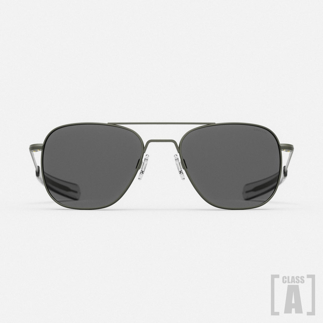 [Military Olive & Non-Polarized American Gray Glass Lens]