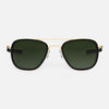 [23k Gold & Matte Onyx Inlay & Evergreen Polarized Gradient Nylon Lens]