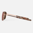 22k Rose Gold & Rose Tortoise Inlay & Rose Gold Polarized Nylon Lens