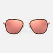 22k Rose Gold & Rose Tortoise Inlay & Rose Gold Polarized Nylon Lens