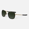 [23k Gold & Matte Onyx Inlay & Evergreen Polarized Gradient Nylon Lens]