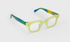 [17 - Lime Green Front with Teal and Green Chop Temples]