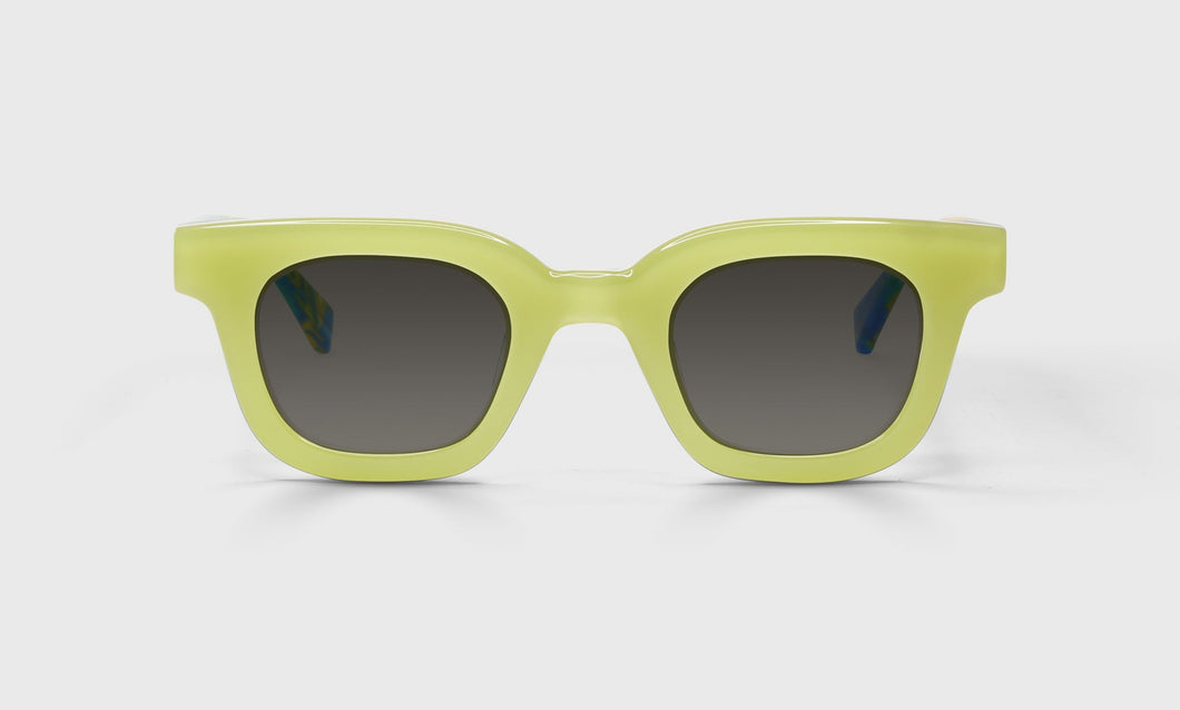 [17 - Lime Green Front with Teal and Green Chop Temples]