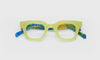 [17 - Lime Green Front with Teal and Green Chop Temples]