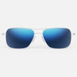 Matte Chrome & Atlantic Blue Nylon Lens