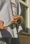 [Honey / Green Polarized]