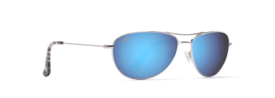 [Blue Hawaii Lenses, Silver Frame]