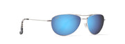 Blue Hawaii Lenses, Silver Frame