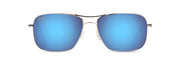 Blue Hawaii Lenses, Silver Frame