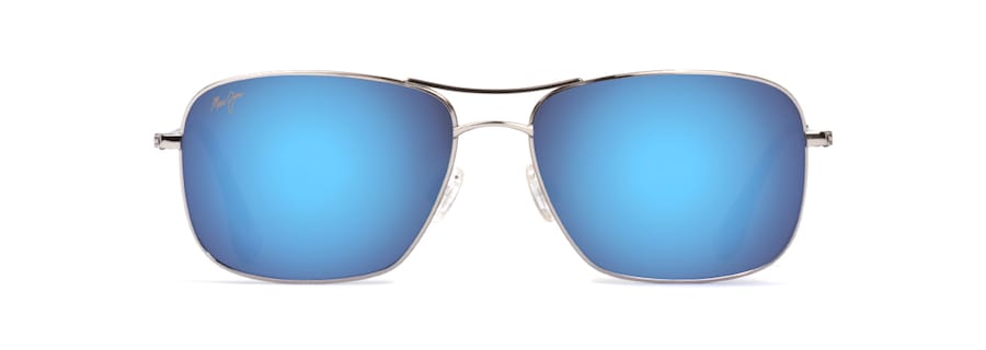 [Blue Hawaii Lenses, Silver Frame]