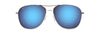 [Blue Hawaii Lenses, Silver Frame]