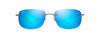 [Blue Hawaii Lenses, Gunmetal Frame]