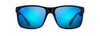 [Blue Hawaii Lenses, Matte Black Frame]